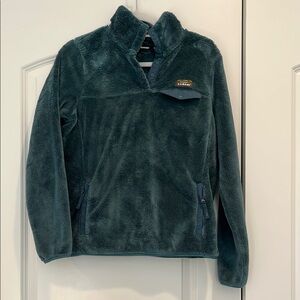 L.L. Bean Teal Fleece Jacket